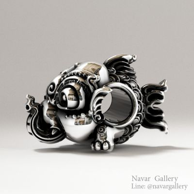 Navar Gallery : ชาร์มวารีกุญชร เนื้อเงินแท้ 92.5 WareeKunchorn Silver 92.5
