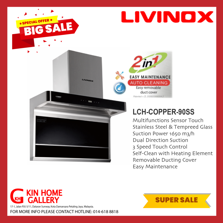 livinox hood self cleaning