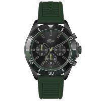 Lacoste Tiebreaker รุ่น LC2011153 นาฬิกาข้อมือผู้ชาย สายซิลิโคน Green/Black