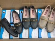 Giày búp bê Moccasin Kobe khóa vàng KB07