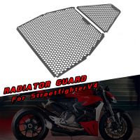 Motorcycle Radiator Guard Grille Cover Water Tank Protector Accessories For DUCATI Streetfighter V4 Street Fighter V4 V4S 20-22