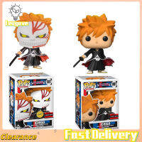 Leagave Funko โมเดลชุดคอสเพลย์ Kurosaki Ichigo ของเล่น,ตกแต่งสำนักงานที่บ้านสะสมแฟนๆภาพอนิเมะของเล่นโมเดลตุ๊กตาสินค้าพร้อมส่ง