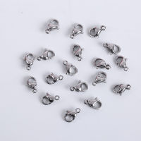 20PcsLot Stainless Steel Lobster Clasps For Jewelry Making Necklace Bracelet Finding End Clasps Connectors Hooks Accessories