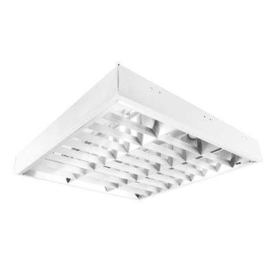 "ถูกชัวร์"โคมตะแกรงติดลอย LED-T8 3x9 วัตต์ EVE LIGHTING รุ่น (T8 3x9W) ขนาด 60 x 60 x 7.5 ซม. สีขาว*ส่งด่วนทุกวัน*