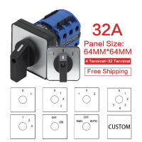 LW28-32 32A High Quality Cam Switches Rotary Switch Changeover Control Switch Panel Mounted For Electrician Using Tools