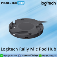 Logitech Rally Mic Pod Hub #939-001647 Get customizable microphone placement with a clean look in any conference room using the Rally video conferencing camera microphone pod.