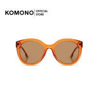 KOMONO Ellis Anise แว่นกันแดดทรง oversized สีส้ม