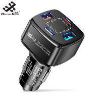 เครื่องชาร์จ Usb อะแดปเตอร์ที่ชาร์จแบตในรถสองสายสำหรับ3.1a Qc3.0 Pd ขนาด38W ชนิด C 2usb แท่นชาร์จเร็วแบบมัลติฟังก์ชัน【cod】