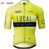 The Pedla Local LOOP Cycling Jersey Men Riding Club  Summer Short Sleeve Bicycle Racing Shirt Breathing Sleeved Retro Color