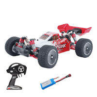 Xlf F16 Rtr 1/14 2.4Ghz 4wd 60กม./ชม. ตัวถังโลหะ Rc รถเต็มรูปแบบยานพาหนะรุ่นสีฟ้า + ยางพิเศษ【cod】