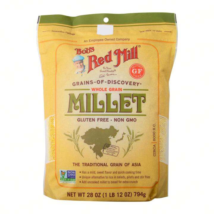 Bob's Red Mill Millet Hulled Whole Grain Gluten Free Non GMO Lazada