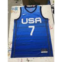 [Hot Pressed] Nba Jersey Uses Basketball No. Blue, 7 Kevin Durant,