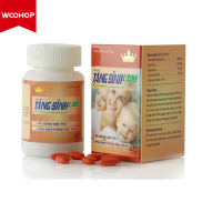 Woohop VIÊN TĂNG SINH LADY Viên Uống Hỗ Trợ Điều Hòa Kinh Nguyệt, Phụ Khoa