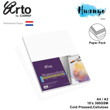 Campap Arto Bristol Smooth Paper Card Pack (A4/A3, 180GSM/300GSM