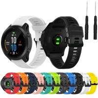 22mm WatchBand Bracelet For Garmin Forerunner 945 935 Fenix 5 Plus Silicone Sport Smartwatch Replacement Strap Accessories