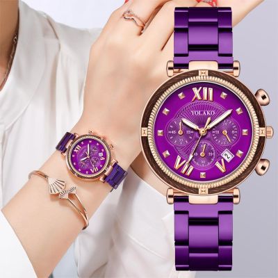 （A Decent035） WomenCalendar2022 FashionLadies Wristwatches นาฬิกาอิเล็กทรอนิกส์