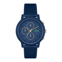 LACOSTE 12.12 Chrono รุ่น LC2011248 นาฬิกาข้อมือผู้ชาย สายซิลิโคน สีน้ำเงิน