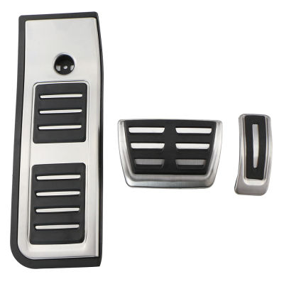 For Audi A6 C8 Type 4K Ab 2019  LHD Car Gas Brake Pedal Cover Treadle Footrest Non-Slip Accelerator Pedals Accessories