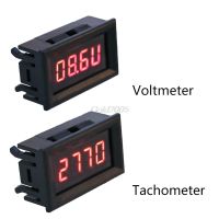 LED 2 In 1 T Achometer วัดดิจิตอล RPM Meter โวลต์มิเตอร์สำหรับรถยนต์รถจักรยานยนต์ PJuly1ขายส่งและ DropShip