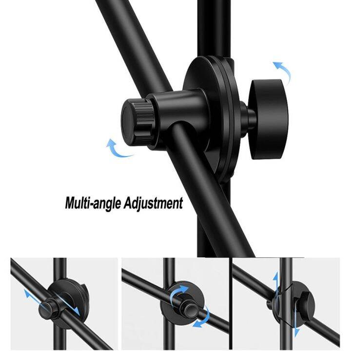 video-ring-light-photography-circle-led-selfie-fill-lighting-camera-photo-studio-phone-lamp-with-boom-arm-tripod-stand-youtube