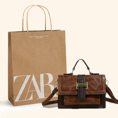 Zara○ กระเป๋าผู้หญิง,ใหม่ย้อนยุคเต้าหู้ BaoXiaoFang ความรู้สึกอาวุโสของกระเป๋าถือทัพพีเนื้อกระเป๋าหิ้วการออกแบบเฉพาะกระเป๋าสะพายข้าง