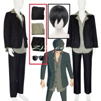 Anime Trigun Vash The Stampede Nicholas D Wolfwood Cosplay Suit Costume Wig Coat Pants Men Outfits Halloween Carnival Party