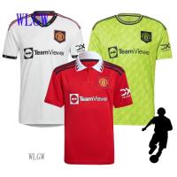 Most popular 【WLGW】Football Jersey 2022-2023 MU Jersey Man U Home Away Third Soccer Jerseys Shirt S-XXL