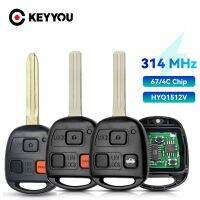 KEYYOU โมบิลรีโมทคอนโทรล Ki 315M Hz ชิป4C HYQ1512V Toyota Land Cruiser 1998 1999 2000 2001 2002 89070-60090 TOY43 Pisau