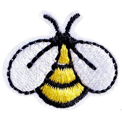 60 PCS Bee Sewing Patches Embroidered Applique Iron on Patches Sew on Decoration for Bags Clothes Jackets DIY Art