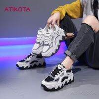 Atikota  รองเท้าผ้าใบลําลอง น้ําหนักเบา ระบายอากาศ ใส่สบาย สําหรับสตรี เหมาะกับการเล่นกีฬา