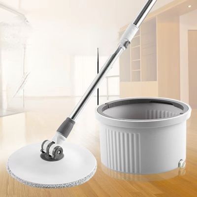 Flat Washing Cleaning Floor Rag Water Microfiber Tools Rotation Self Wring Dry Mops Decontamination Separation Bucket Lazy Home