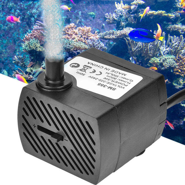 Aquarium Pump Electricity Leakage Proof Aquarium Submersible Pump for ...