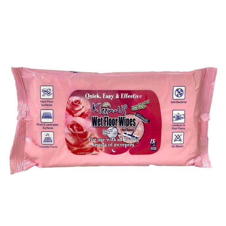 KleenUp Wipes Wet Floor Wipes Rose Elegance Lazada Singapore