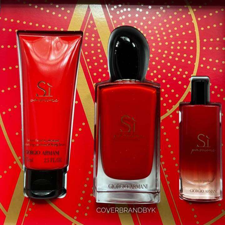 Giorgio Armani Si Passione Eau De Parfum Xmas Set Limited Edition Lazada Co Th