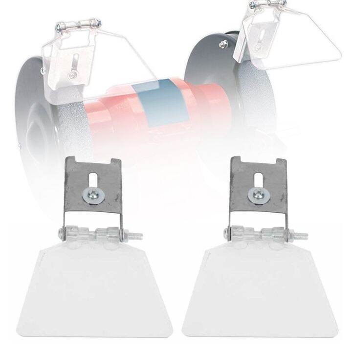【BEUMK】 Heavy Duty Bench Grinder Eye Protection Shields Set of 2 with