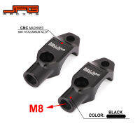 Motosikal ฐานกระจกอลูมิเนียมหมุนบาร์ตัวหนีบ M8x1.25ด้ายสีดำ Lithat Cermin KTM EXC XC SX YZ YZF CR KXF WR