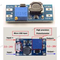 4pcs Power Supply DC-DC Adjustable Boost Module MAX Output 28V 2A Plate Step Up Module For Arduino MT3608 YB8TH