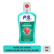 Nước Súc Miệng P S Active Defense chuyên gia kháng khuẩn