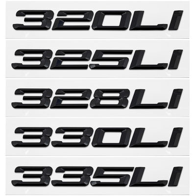 3D ABS รถ Trunk ตัวอักษรโลโก้ Decals ป้ายสติกเกอร์สัญลักษณ์สำหรับ BMW 3 Series 320Li 325Li 328Li 330Li E90 M3 X3 E39 E32