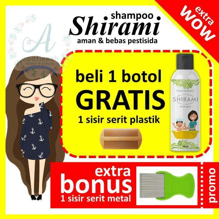 Shirami Shampoo Anti Kutu Rambut Shampoo Penghilang Kutu Rambut Anak ...