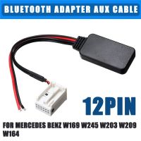 12Pin Car Bluetooth-Adapter Wireless Radio Stereo Aux  For Mercedes For Benz W169 W245 W203 W209 W164 For  For Ipad