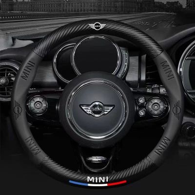 [HOT CPPPPZLQHEN 561] Auto คาร์บอนไฟเบอร์พวงมาลัยเหมาะสำหรับ Bmw Mini Cooper S JCW One D Countryman R50 R53 R56 F54 F55 F60อุปกรณ์เสริม