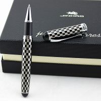 {New heat}KuLe✍ JINHAO ปากกาเจล750เขียนธุรกิจ,ปากกาเขียนเจลปากกา0.7มม. ปากกาหมากรุก Boad หรูหราหมึกสีดำ