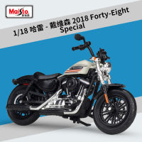 Maisto 1:18 Harley 2018สี่สิบแปดพิเศษรถจักรยานยนต์จำลองล้อแม็กรุ่น B408