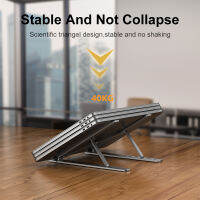 Aluminum Portable Laptop Stand Notebook Support Computer cket Air Pro Holder Accessories Foldable Lap Top Base For Pc