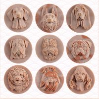 Silicone Soap Mold 3D Dog Shape Chocolate Candy Mould Cake Decorating Tool DIY Handmade Craft Resin Clay