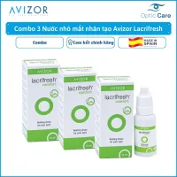 Combo 3 Nước mắt nhân tạo Avizor Lacrifresh Comfort 15ml