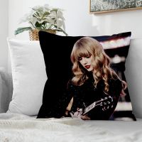 Pillowcase Pop Singer T-Taylor Swift Decorative Cushions for Sofa Sleeping Pillows Cushion Cover 40x40cm Throw Pillow Covers