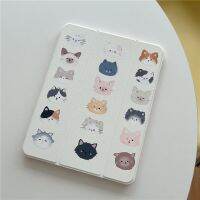 [COD] cartoon cat suitable for ipad Pro11 inch 2022 tablet protective case 10.2 inches