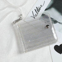 [COD] Jelly Card Bag กระเป๋าใส่เหรียญสไตล์ฮาราจูกุนักเรียนดาราสาวโรงเรียนใสคล้องคอผู้ถือบัตรแบบพกพา